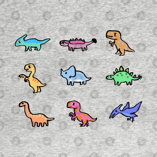 Mini Dinos by wally11